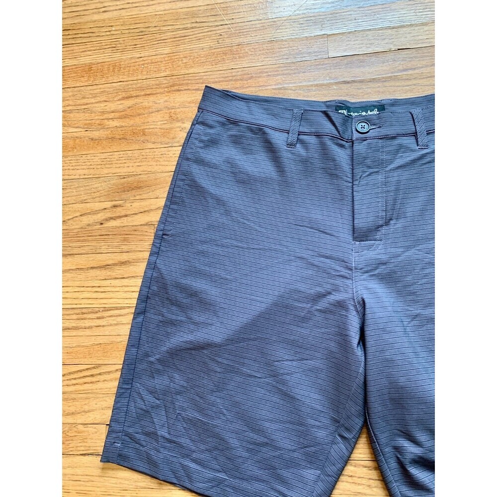 Travis Mathew Mens Golf Shorts Performance Stretch Blue Micro Stripe Size 34 - Picture 3 of 8
